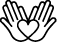small black icon